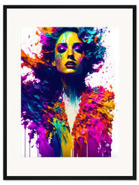 Gerahmter Kunstdruck Beauty Explosion