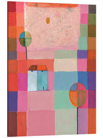 Magnettafel Fröhliche, mediterrane Landschaft