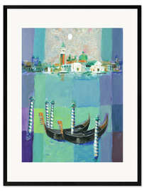 Gerahmter Kunstdruck Venedig von San Giorgio