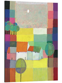 Magnettafel Frühling auf dem Land