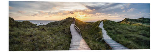 PVC-tavla Sunset on Amrum