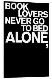 Gallery print Book Lovers Never Go To Bed Alone, I