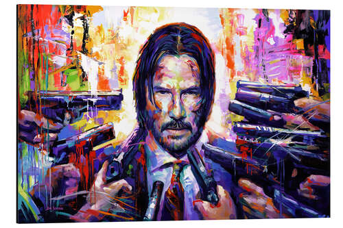 Alumiinitaulu John Wick Pop Art