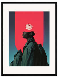 Gerahmter Kunstdruck Jeder Mensch ist ein Berg