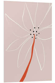 PVC-tavla Abstract Flower No 1