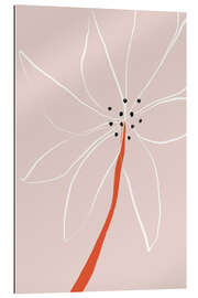 Tableau en plexi-alu Abstract Flower No 1