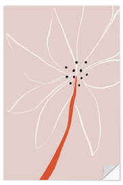 Wandsticker Abstract Flower No 1