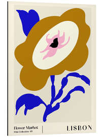 Magnettafel Flower Market Lissabon