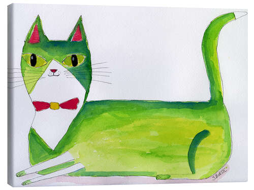 Canvas-taulu The Green Cat