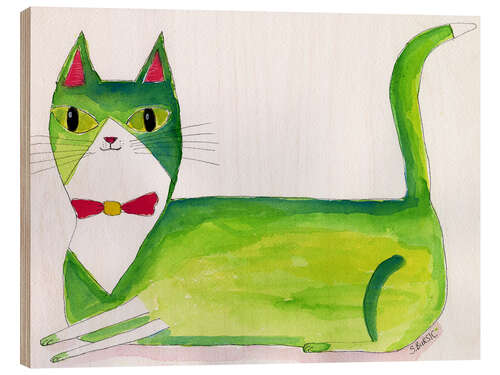 Trebilde The Green Cat