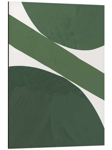 Cuadro de aluminio Green Abstract