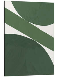 Cuadro de aluminio Green Abstract