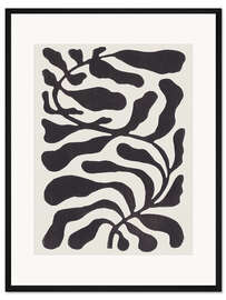 Gerahmter Kunstdruck Einhundertblättrige Pflanze