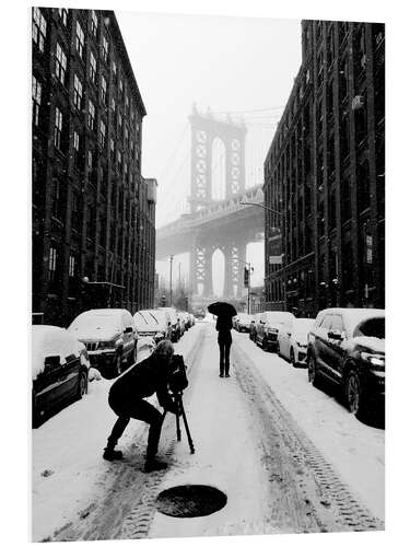 PVC print Winter in New York City