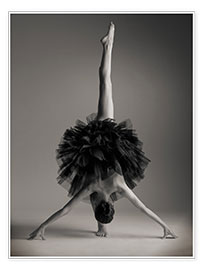 Poster  Ballett im schwarzen Tutu