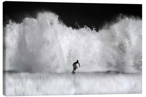 Obraz na płótnie Surfer in Front of a Big Wave