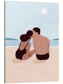 Magnettafel Der erste Kuss