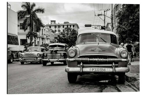 Aluminiumsbilde Vintage Car in Cuba