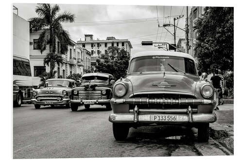 Stampa su PVC Vintage Car in Cuba