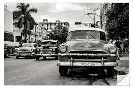 Muursticker Vintage Car in Cuba