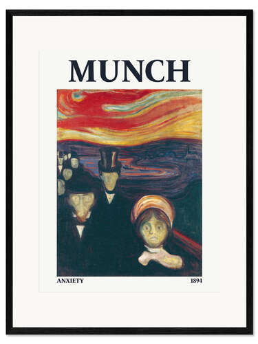 Plakat artystyczny premium w ramie Anxiety, 1894