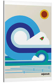 Magnettafel Wipeout Retro Wave