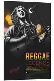 PVC-tavla Reggae Music, Legend Series