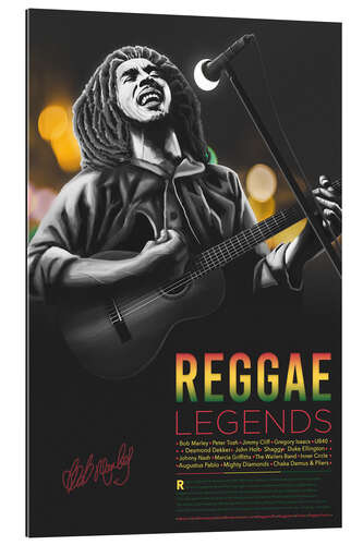 Gallery print Reggae Music, Legend Series