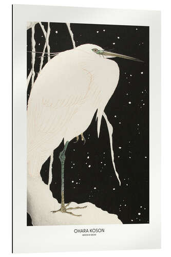 Gallery print Heron In Snow