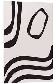 Quadro em PVC Black Curves