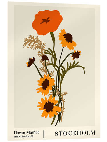 Acrylglas print Flower Market Stockholm II
