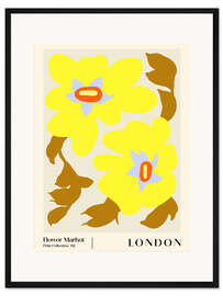 Gerahmter Kunstdruck Flower Market London