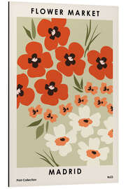 Magnettafel Flower Market Madrid