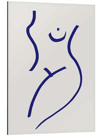 Magnettafel Nude Blue