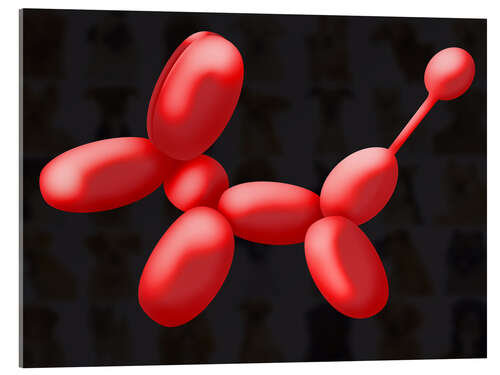 Acrylic print Balloon Dog