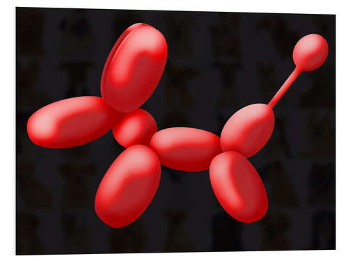 Tableau en PVC Balloon Dog