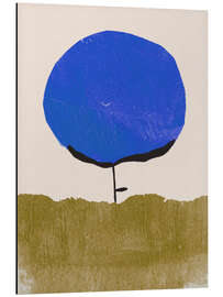 Magnettafel Blaue Blume