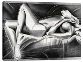 Canvas print  Neo Deco, Female Nude