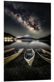 PVC-taulu Milky Way over the Fuji