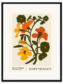 Stampa artistica con cornice Flower Market Copenhagen