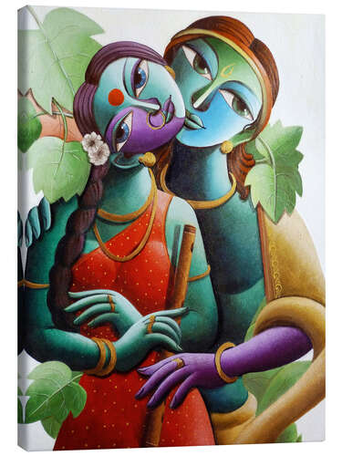 Canvastavla Krishna Love I