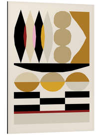 Magnettafel Abstrakte Formenkomposition