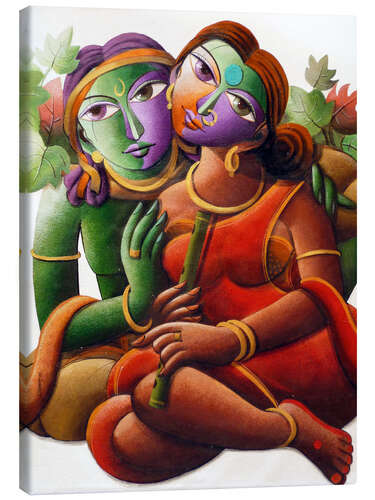 Lærredsbillede Krishna Love II