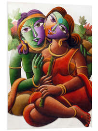 Foam board print Krishna Love II