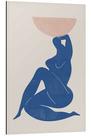 Magnettafel Vase und Frau