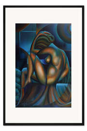 Gerahmter Kunstdruck Weibliche Rundungen