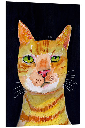 Foam board print Ginger Cat