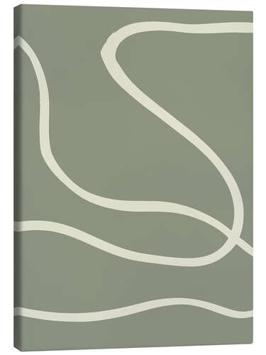 Canvas print Beige Lines II