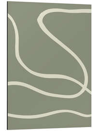 Magnettafel Beige Linien II