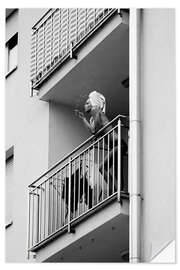 Selvklebende plakat Balcony Break